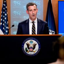 JAV išsikvietė Rusijos ambasadorių dėl drono avarijos