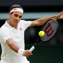 Teniso superžvaigždė R. Federeris paaukos pusę milijono dolerių Ukrainos vaikams