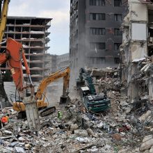 Per naują žemės drebėjimą Turkijoje ir Sirijoje žuvusių žmonių skaičius padidėjo iki 8 