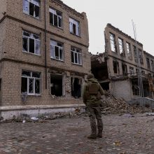 Rytų Ukrainos Avdijivkos mieste vis dar yra apie 1 000 civilių