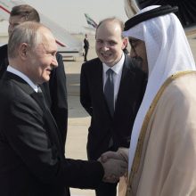 V. Putinas atvyko vizito į Saudo Arabiją