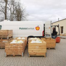 Ruošiamasi ukrainiečių antplūdžiui: pirmajame registracijos centre jau pluša „Maisto bankas“