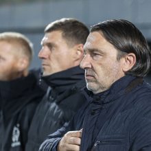 Lietuvos futbolo rinktinė su Farerų Salų komanda sužaidė lygiosiomis