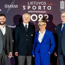Lietuvos sporto apdovanojimų šventėje pagerbti geriausi 2022-ųjų olimpiečiai ir paralimpiečiai