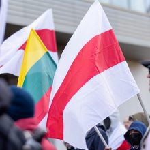 Baltarusijos opozicija Vilniuje minėjo Laisvės dieną 