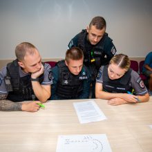 Išrinkta geriausia Klaipėdos apskrities policijos pareigūnų komanda