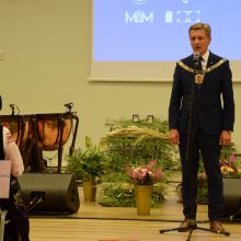 Per Klaipėdos 771-ąjį gimtadienį pagerbti miestui nusipelnę klaipėdiečiai