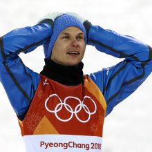 Pirmąjį medalį Ukrainai Pjongčange pelnė akrobatinio slidinėjimo atstovas O.Abramenka