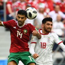 Pasaulio futbolo čempionatas: Iranas nugalėjo Maroką