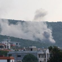 Izraelis po sprogimo prie pasienio tvoros apšaudė Pietų Libaną 