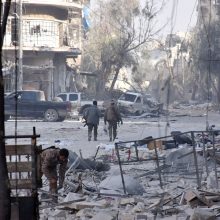 Rusija tvirtina padėjusi atremti „Islamo valstybės“ puolimą Palmyroje