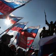 Rusija mini trečiąsias Krymo prijungimo metines