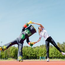 Ąžuolo kvietimą bėgti lietuvišką olimpinę mylią priėmė ir LTeam sportininkai