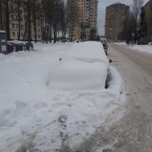 Kaunietis: gal žmonės pramogauja šiltuose kraštuose, kad jų automobiliai paskendę pusnyse?