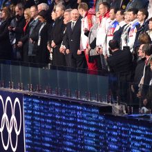 V. Putino olimpiada žėrėjo nepaisant abejonių šešėlių
