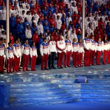 V. Putino olimpiada žėrėjo nepaisant abejonių šešėlių