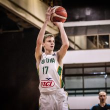 Lietuvos jaunučių krepšinio rinktinė Europos čempionate kovos dėl septintosios vietos