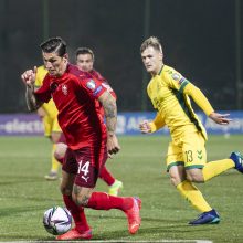 Lietuvos futbolo rinktinei – skaudus šveicarų kirtis