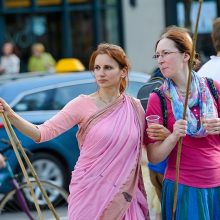 Pasigrožėkite: vilniečius džiugino spalvingas Indijos kultūros festivalis