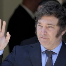J. Milei paskelbė apie pirmąjį per 16 metų Argentinos biudžeto perteklių