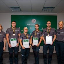 Išrinkta geriausia Klaipėdos apskrities policijos pareigūnų komanda