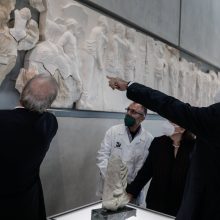 Partenono fragmentas repatrijuotas iš Sicilijos į Graikiją