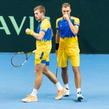 JAV tenisininkai Vilniuje įveikė ukrainiečius
