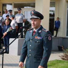 Lietuvos policijos mokyklos bendruomenė iškilmingai paminėjo mokslo metų pradžią