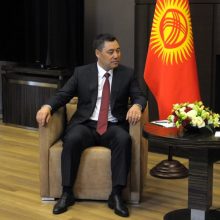 Kirgizijos lyderis prašo V. Putino pagalbos sprendžiant ginčą dėl sienos