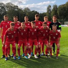 Lietuvos 17-mečių futbolo rinktinė neatsilaikė prieš danus