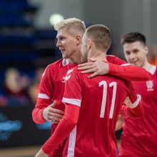 Lietuvos futsalo rinktinė atrankos turnyrą baigė pergale prieš Šiaurės Airiją