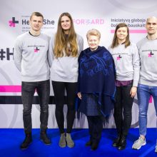 D. Grybauskaitė pasisakė už lyčių lygybę sporte: moterims reikia didžiausio palaikymo