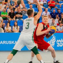 Lietuvos trijulių krepšinio rinktinė Europos žaidynėse nepateko į pusfinalį