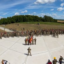 Kryžkalnyje paminėta Lietuvos kariuomenės Sausumos pajėgų diena 