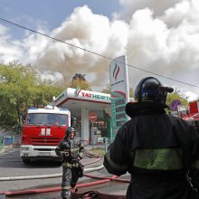 Maskvoje kilusį gaisrą gesino 70 ugniagesių