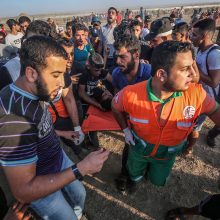 Per susirėmimus su Izraelio kariais Gazos pasienyje nušauti du palestiniečiai