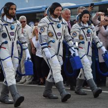 Pirmą kartą į kosmosą pakilo Jungtinių Arabų Emyratų astronautas