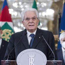 Italijos prezidentas prašo derybas dėl koalicijos baigti per 4 dienas