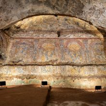 Netoli Romos Koliziejaus aptiktas senovės romėnų namas su „neprilygstama“ mozaika