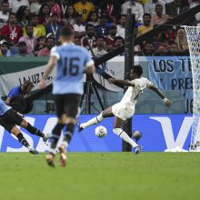 Urugvajus apmaudžiai liko už pasaulio čempionato aštuntfinalio borto 