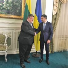 L. Linkevičius: santykiai su Ukraina išlieka svarbus užsienio politikos prioritetas