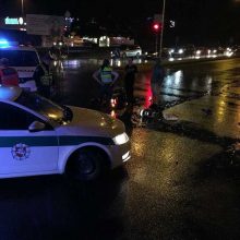 Avarija Panevėžyje: sužalotas su BMW susidūręs motociklininkas