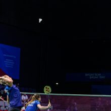 Lietuvos badmintonininkės Europos žaidynėse startavo pralaimėjimais