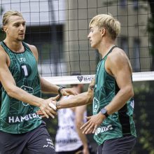 P. Stankevičius ir A. Knašas pergale pradėjo prestižinio turnyro Hamburge kvalifikaciją