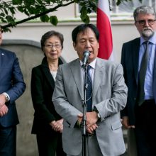 Japonai atvažiavo į Kauną perdažyti garsaus diplomato namus