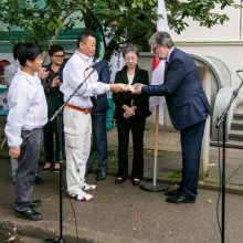 Japonai atvažiavo į Kauną perdažyti garsaus diplomato namus