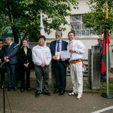 Japonai atvažiavo į Kauną perdažyti garsaus diplomato namus