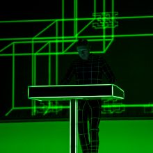 „Kraftwerk“ koncerte Kaune – skaitmenizuoti 3D vaizdai