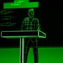„Kraftwerk“ koncerte Kaune – skaitmenizuoti 3D vaizdai