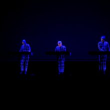 „Kraftwerk“ koncerte Kaune – skaitmenizuoti 3D vaizdai